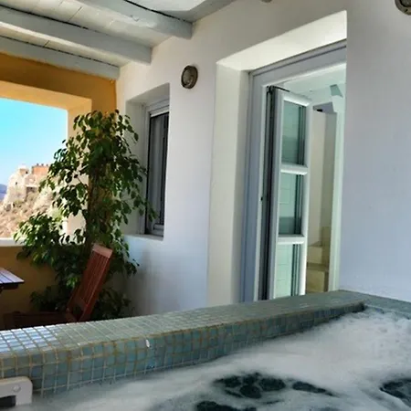 Elegant Santorini House Graceful Caldera View-outdoor Hot Tub Oia *